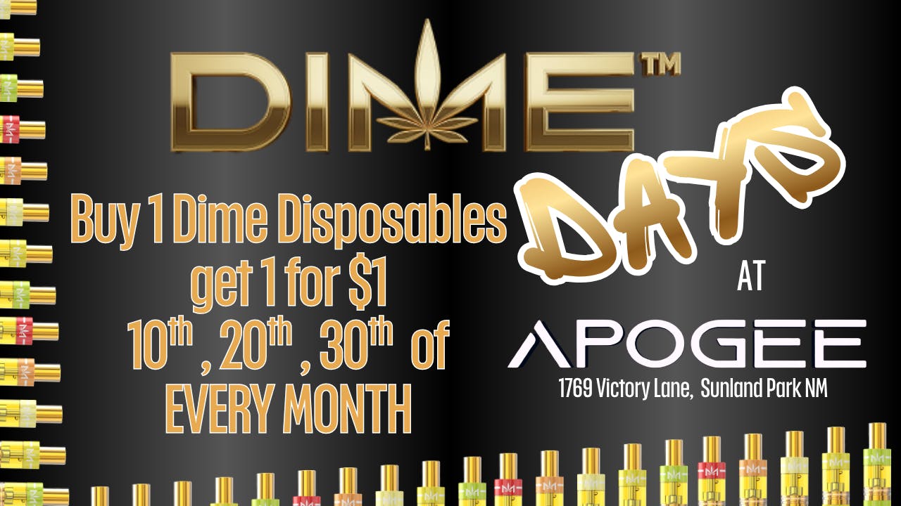 Apogee - Drive Thru DIME DAYS