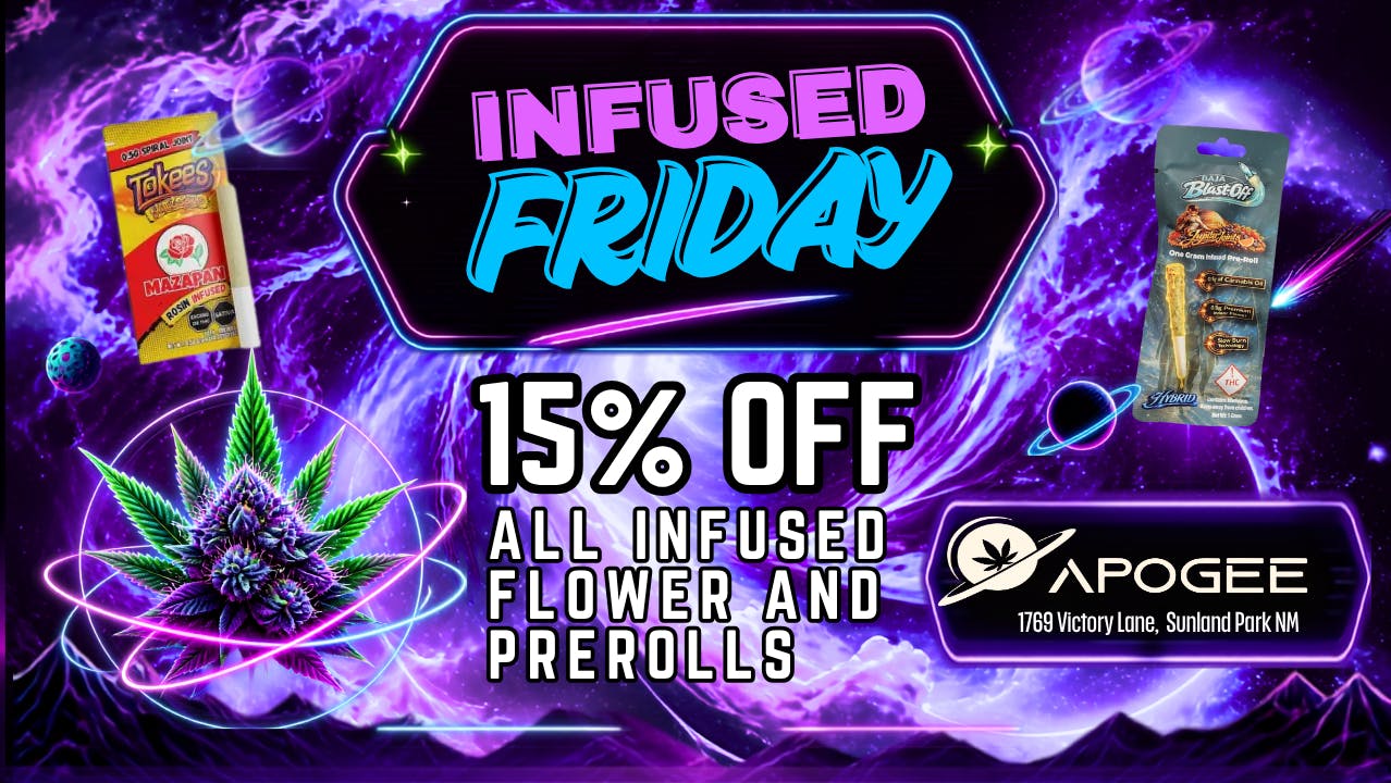 Apogee - Drive Thru Infused Fridays 15%