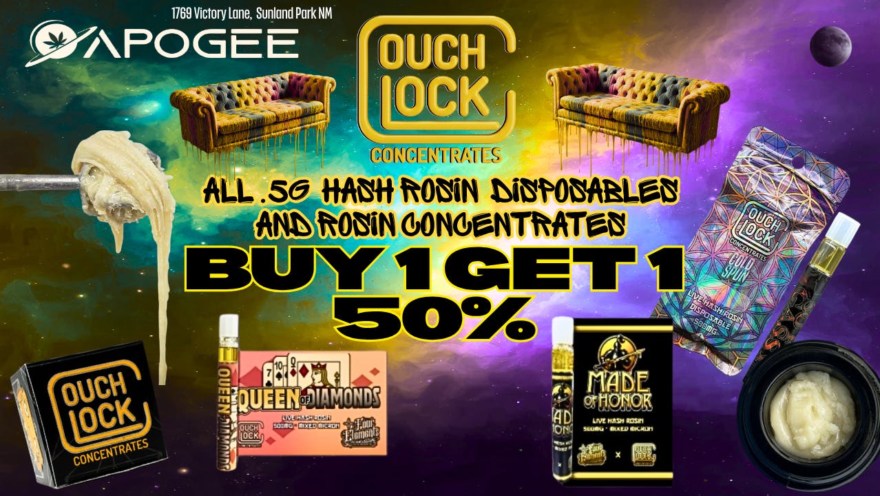 Apogee - Drive Thru Couchlock Buy 1 Get 1 50%