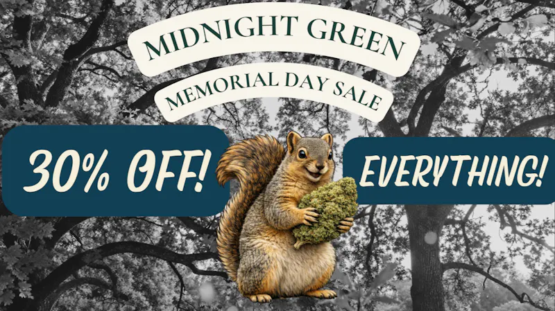 Midnight Green 30% Off Entire Store Memorial Day Weekend