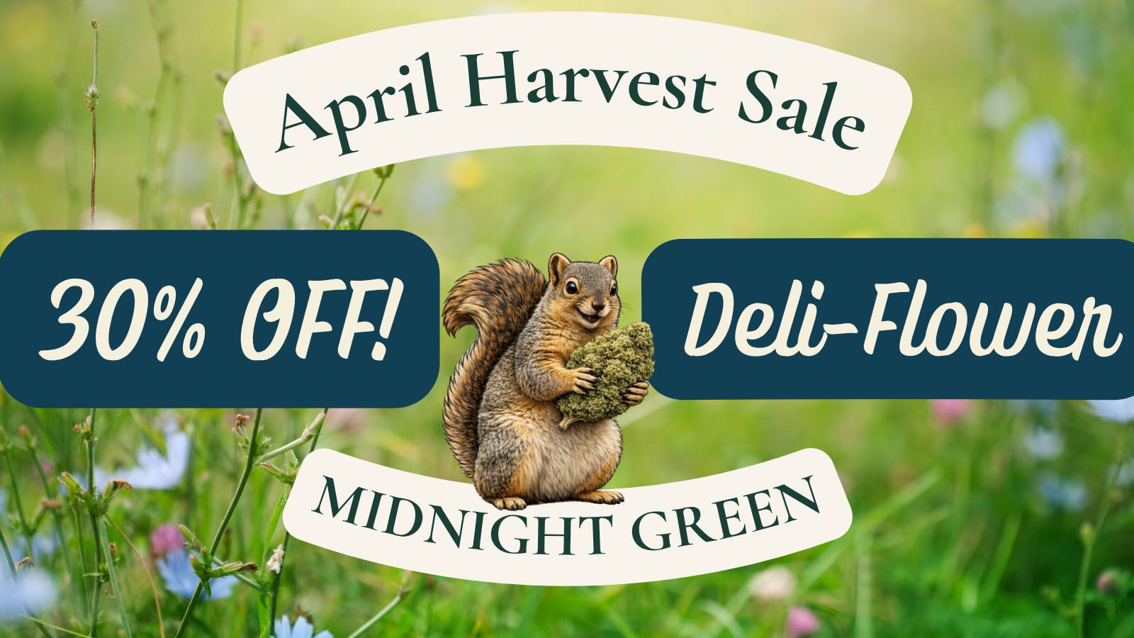 Midnight Green 30% Off April Harvest Deli Flower