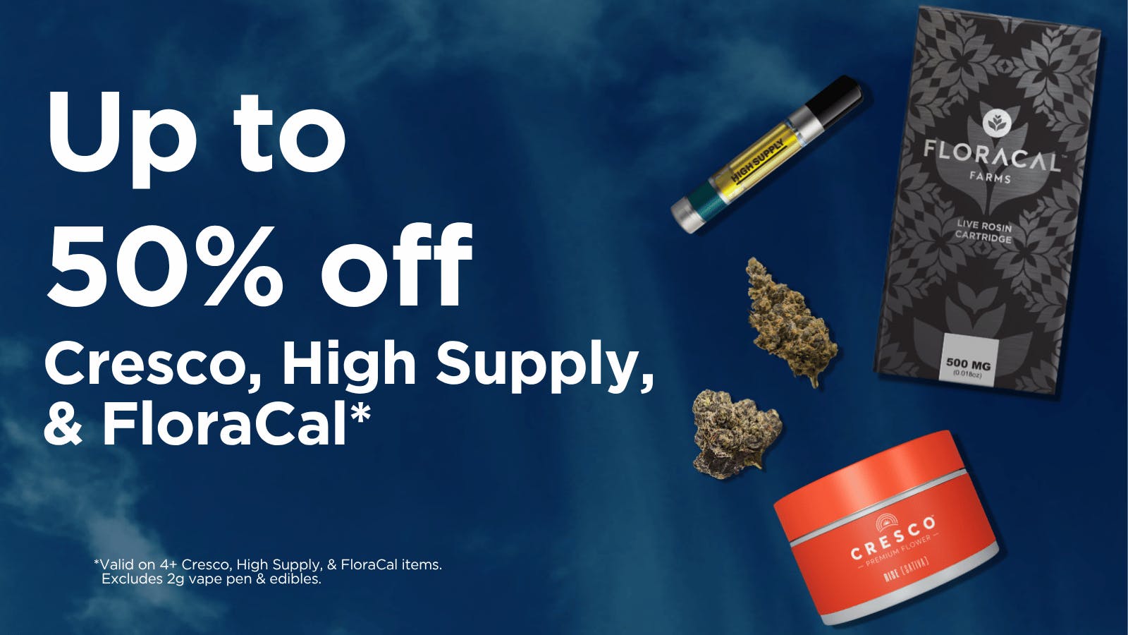 Cloud9 Cannabis - Champaign Up to 50% off Cresco, High Supply, & FloraCal