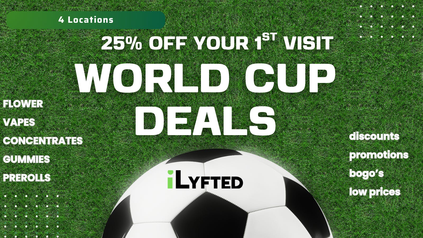 iLYFTED - Studio City / Sherman Oaks World Cup Specials All Week Long!