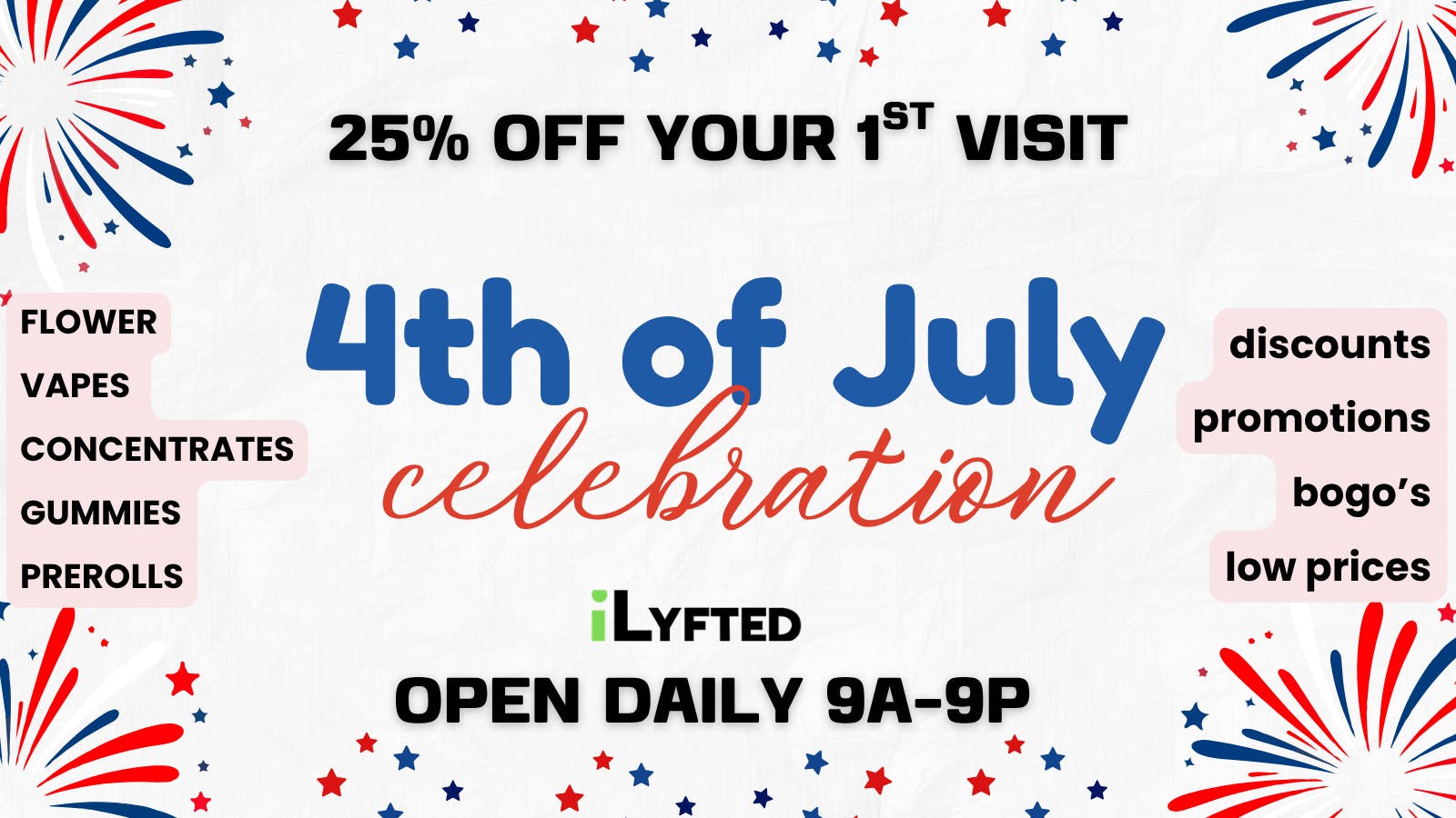 iLYFTED- North Hollywood Independence Day SALE! *All Week* BIG DEALS