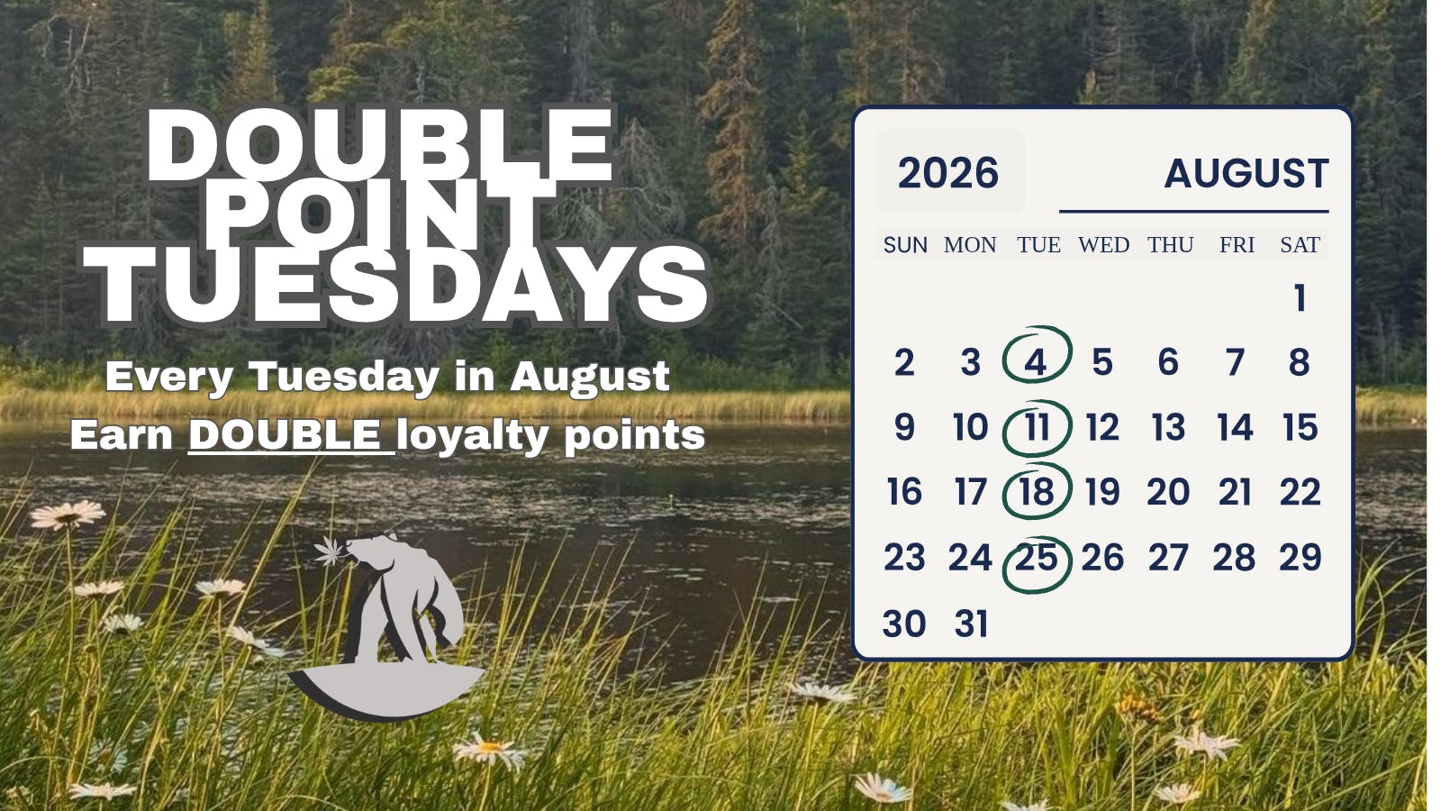 Black Bear Weed Dispensary Winona Double Point Tuesdays