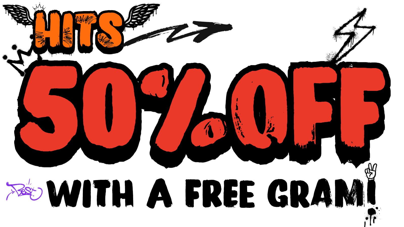 HITS SD - Lemon Grove 50% OFF ORDER + FREE GRAM!!