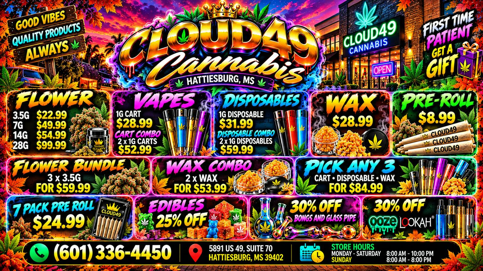 Cloud 49 Cannabis 🌿HOT🔥👻DAILY🔥DEALS 🎃
