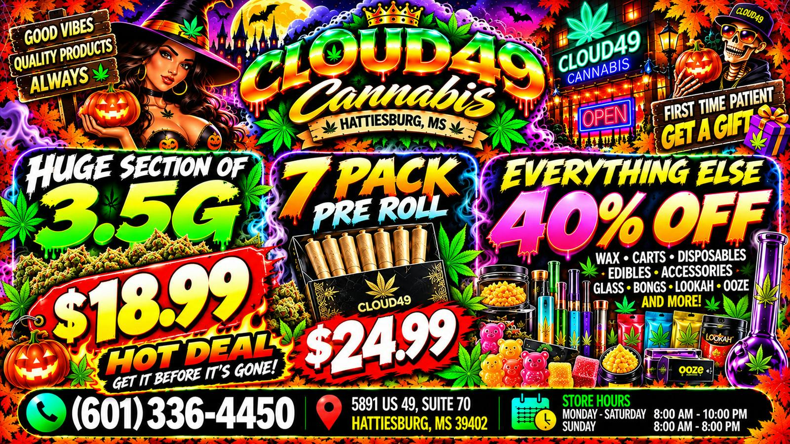 Cloud 49 Cannabis 🎃👻HALLOWEEN SPECIALS! 🎃👻