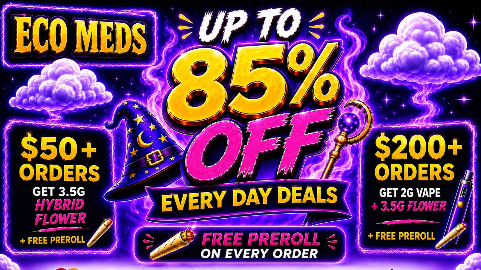 Ecomeds - Azusa Free 2G Vape + 3.5G Flower + Preroll🎁