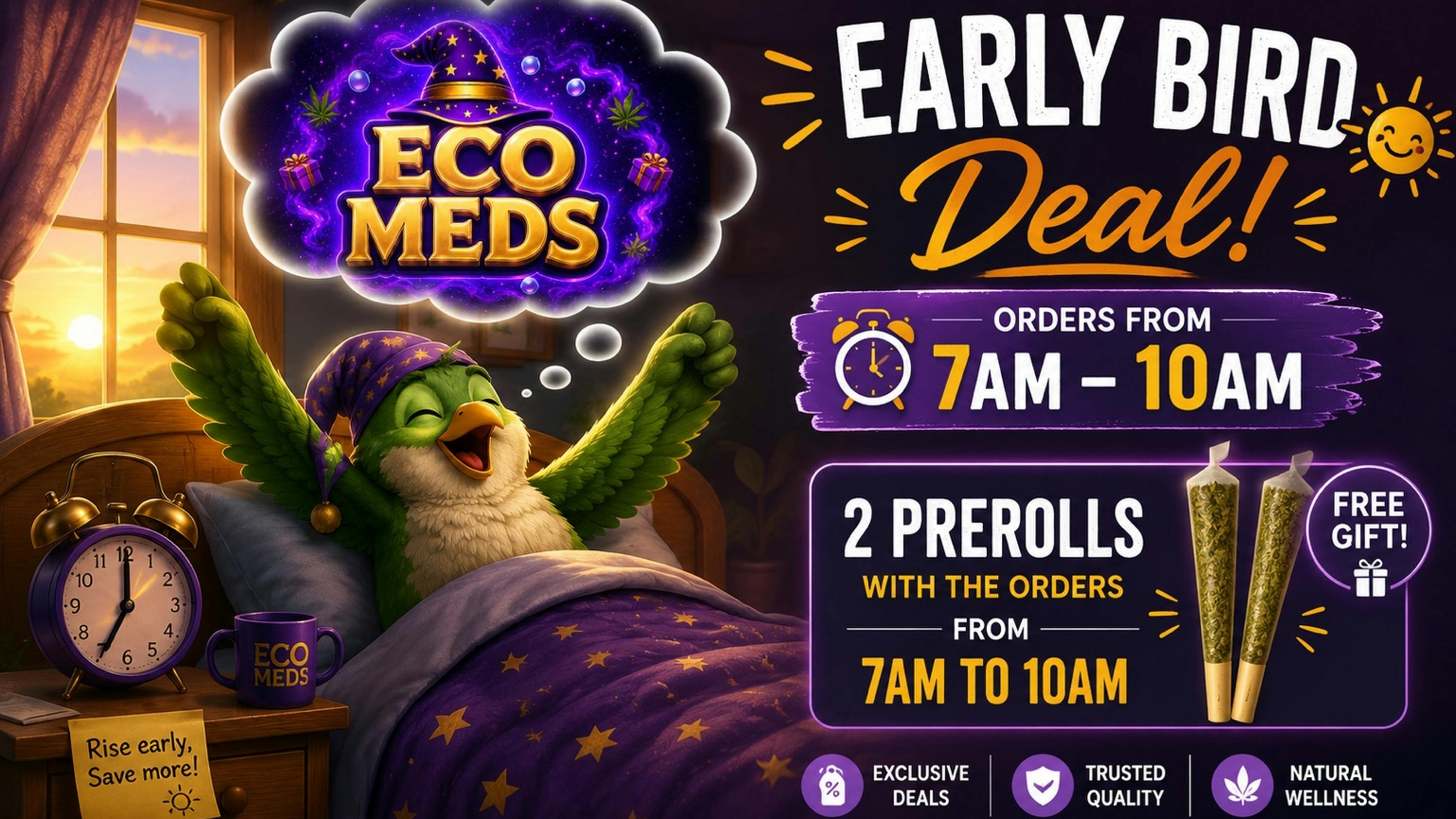 Ecomeds - Bloomington Early Bird Deal⏰