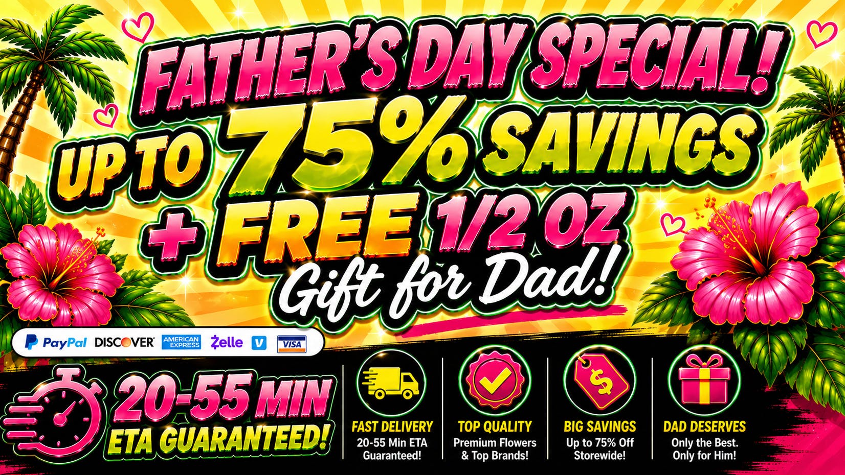Ecomeds - Hesperia Up To 75% Savings + 1/2OZ Gift For Daddy. 20-55Min