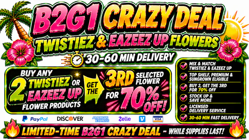 GANJA COME AROUND/RMX.COLLIBUDZ 激レア入手超困難 B2G1 Crazy Deal -Twistiez - Eazeez UP. 30 - 60min at Ecomeds