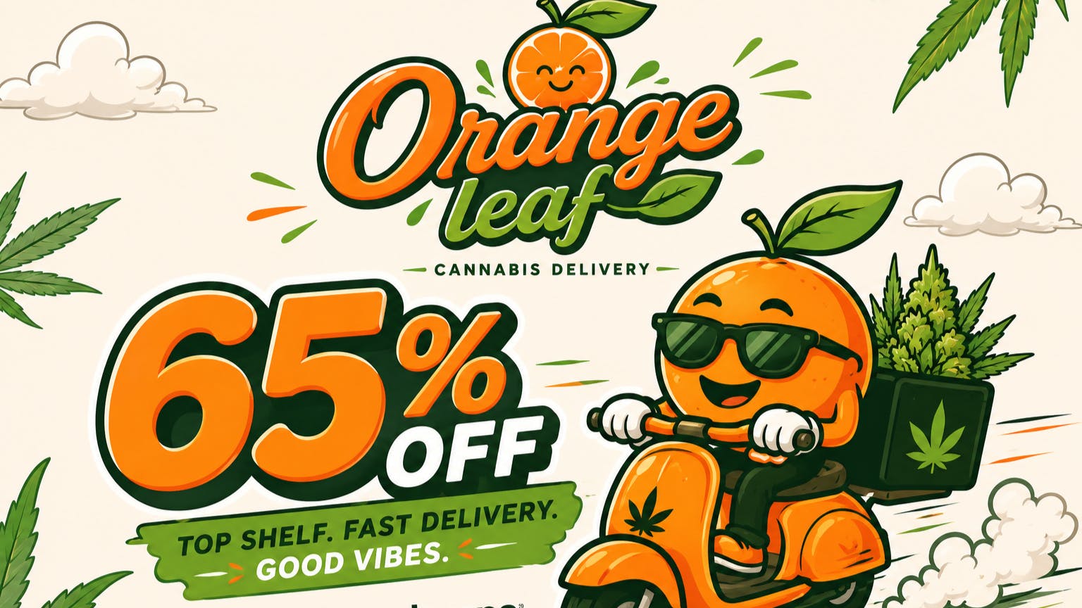 Orange Delivery - Citrus Heights 🔥Get 65% OFF🔥 + Free Delivery🔥
