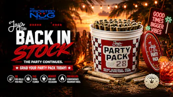 Frosted Nug at Red Bank 20% Jays Party Pack