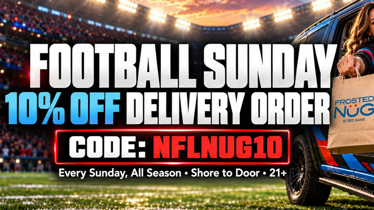Frosted Nug Delivery Football Sunday — 10% Off Delivery