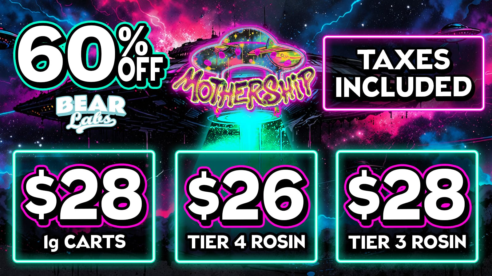 Mothership 60% Off Bear Labs🐻 Limited Time⏳