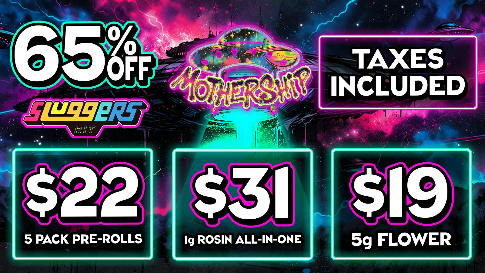 Mothership 🔥 65% off SLUGGERS ⚾️ Limited Time ⏳
