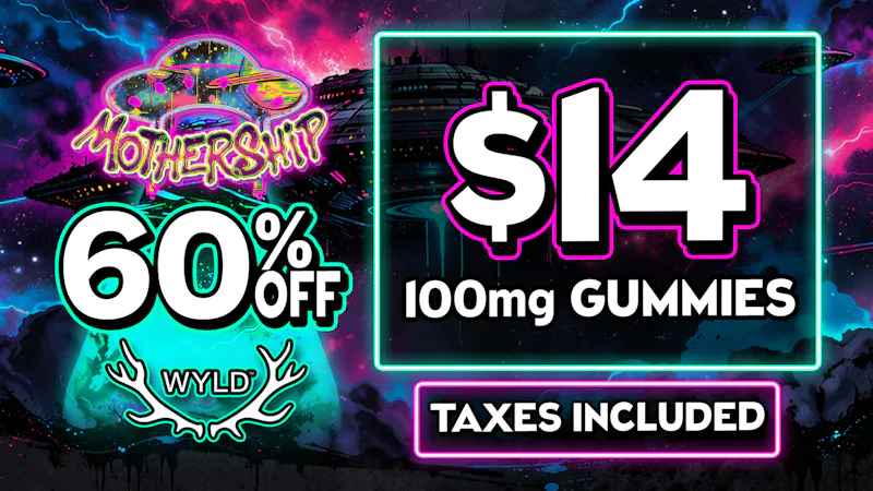 Mothership 60% off All WYLD Gummies 🍬Limited Time⏳