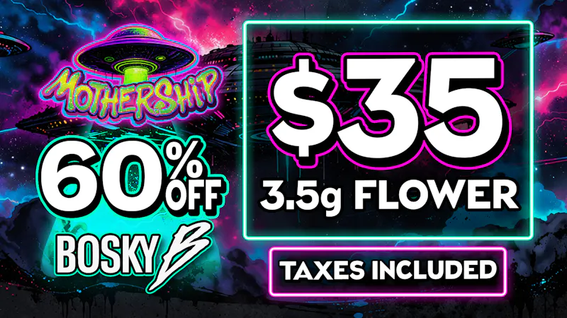 Mothership 💀$35 BOSKY Genetics 3.5g Flowers ☠️Limited Time⏳