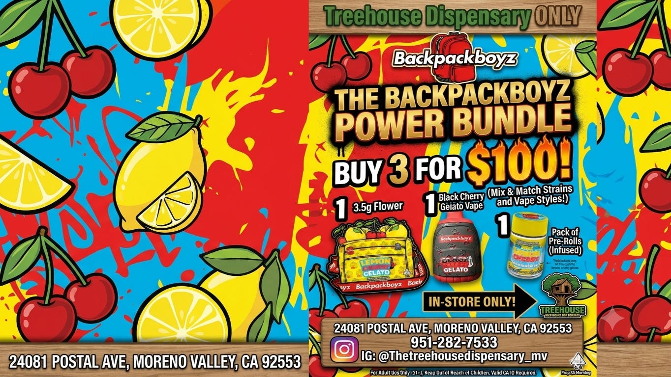 The Treehouse Delivery BACKPACK BOYZ $100 BUNDLE
