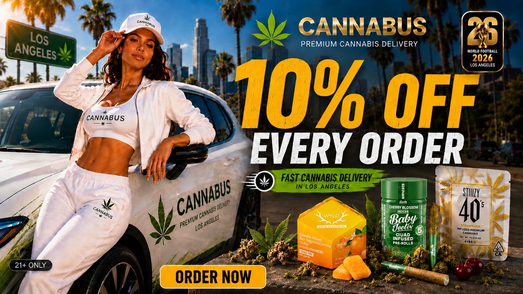 Cannabus - Hollywood 10% OFF Every Order