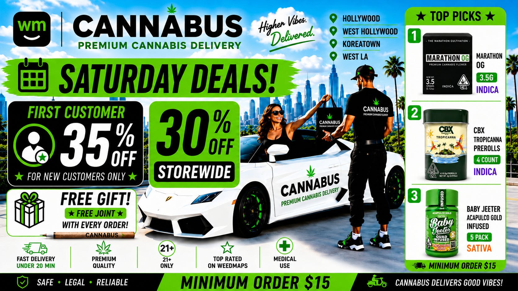 Cannabus - West Hollywood 🔥30% OFF EVERY ORDER+Gifts+Joint🔥