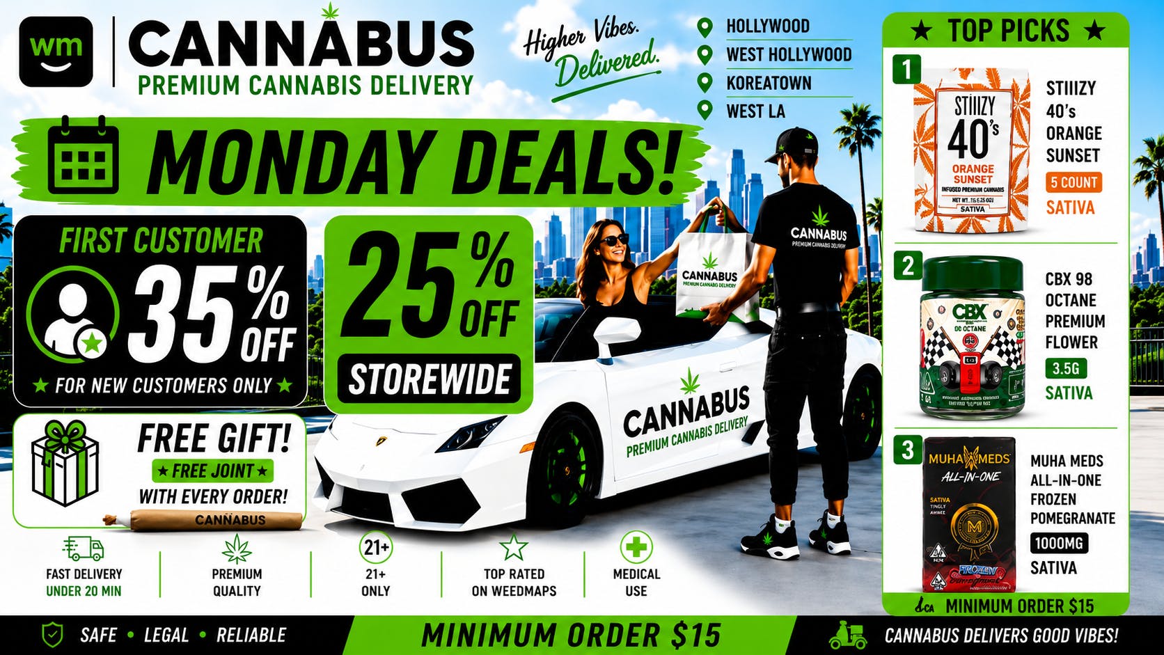 Cannabus - West Hollywood 🔥25% OFF EVERY ORDER+Gift+Joint🔥
