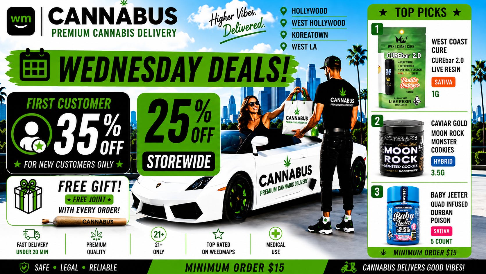 Cannabus - Hollywood 🔥25% OFF EVERY ORDER+Gift+Joint🔥