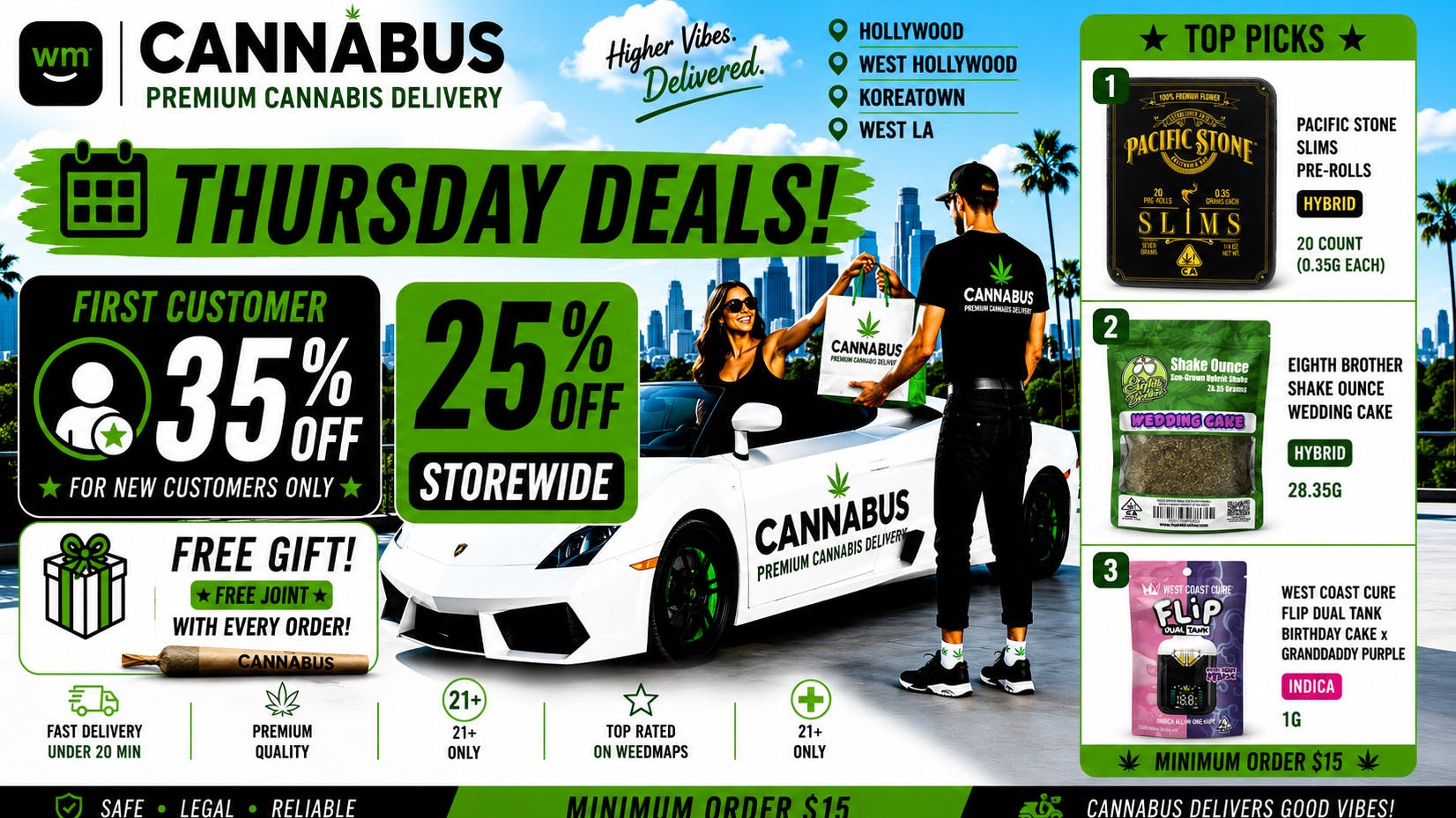Cannabus - Hollywood 🔥25% OFF EVERY ORDER+Gift+Joint🔥