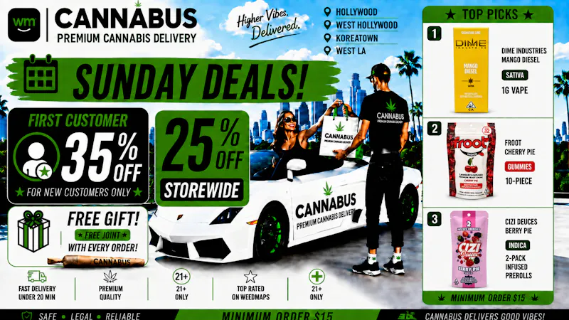 Cannabus - Korea Town 🔥25% OFF EVERY ORDER+Gift+Joint🔥