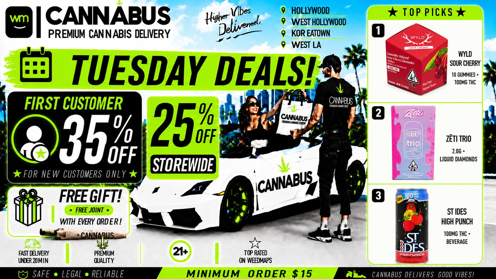 Cannabus - West Hollywood 🔥25% OFF EVERY ORDER+Gift+Joint🔥