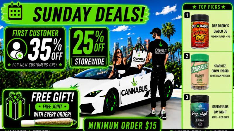 Cannabus - West Hollywood 🔥25% OFF EVERY ORDER+Gift+Joint🔥