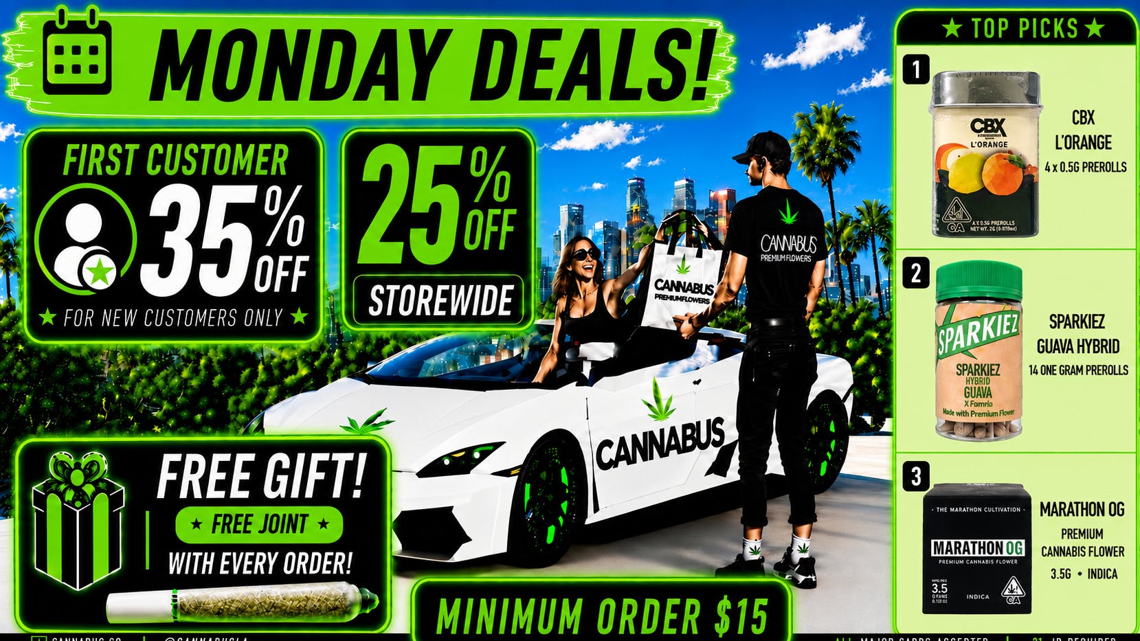 Cannabus - West LA 🔥25% OFF EVERY ORDER+Gift+Joint🔥