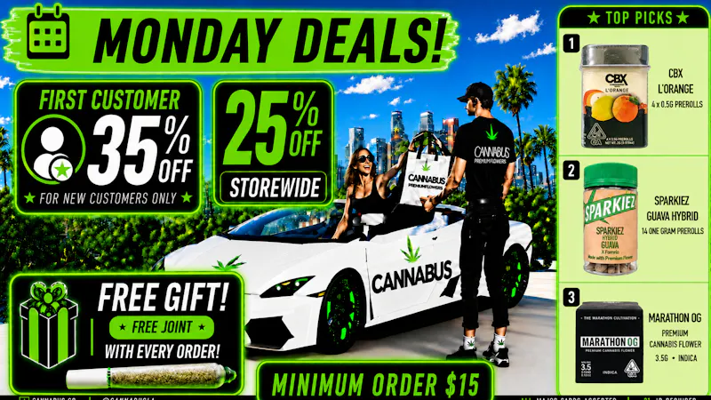Cannabus - West LA 🔥25% OFF EVERY ORDER+Gift+Joint🔥