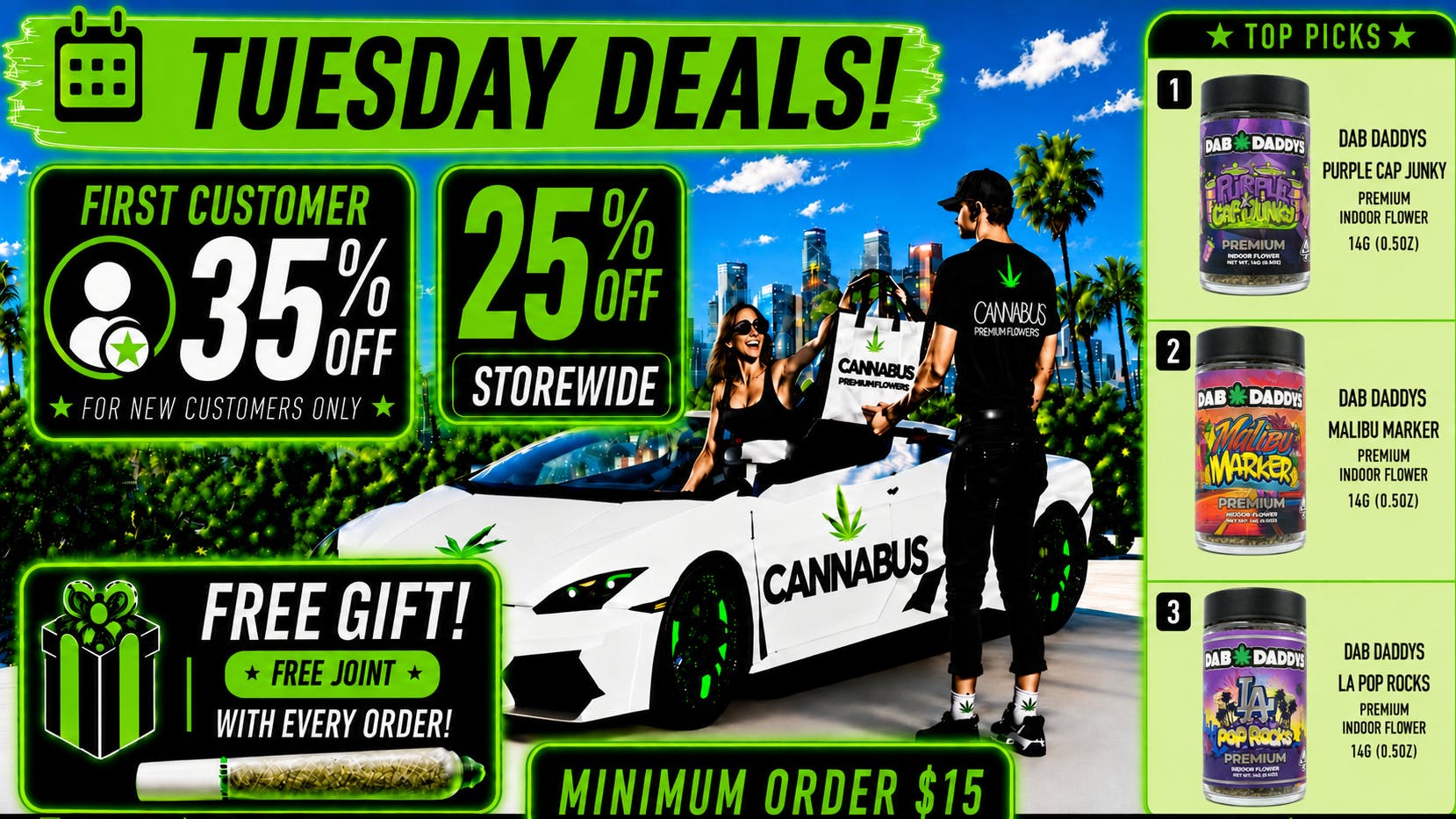 Cannabus - Hollywood 🔥25% OFF EVERY ORDER+Gift+Joint🔥