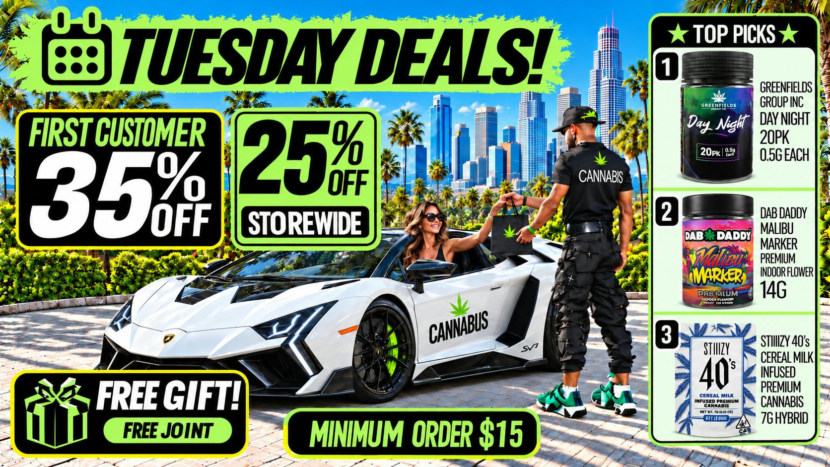 Cannabus - Hollywood 🔥25% OFF EVERY ORDER+Gift+Joint🔥