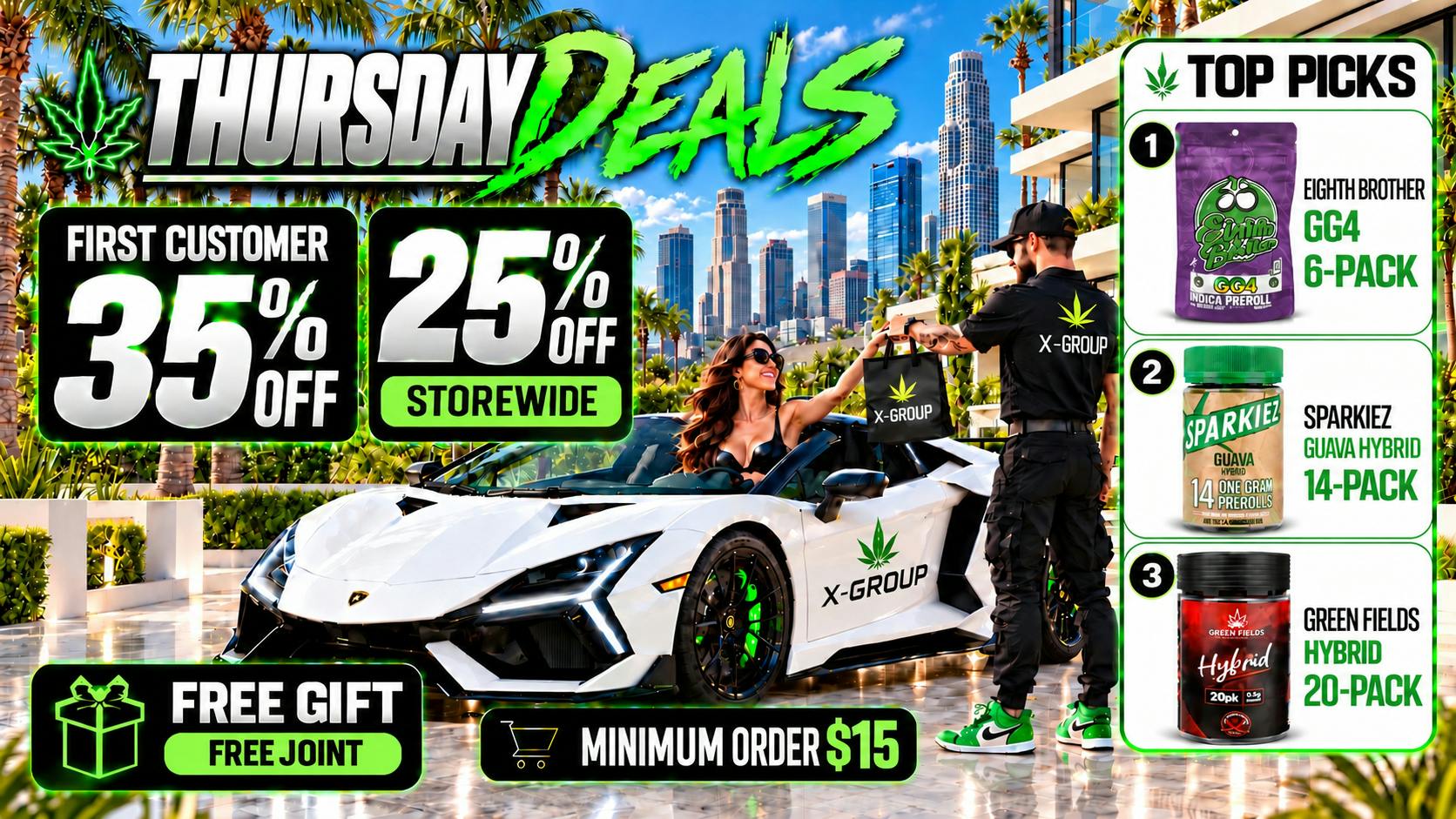 X-Group - Downtown Los Angeles 🔥25% OFF STOREWIDE +FREE GIFT & JOINT🔥