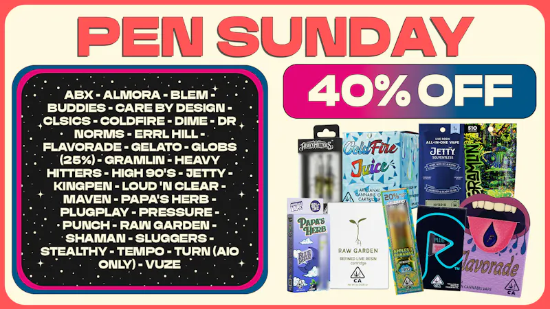 The Sweet Spot - Piner Rd Pen Sunday - 40% OFF Select Carts and AIO