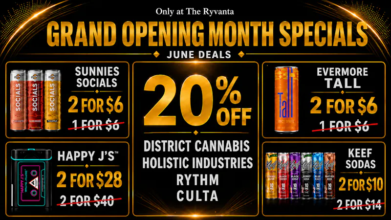 The Ryvanta Grand Opening Month Discounts