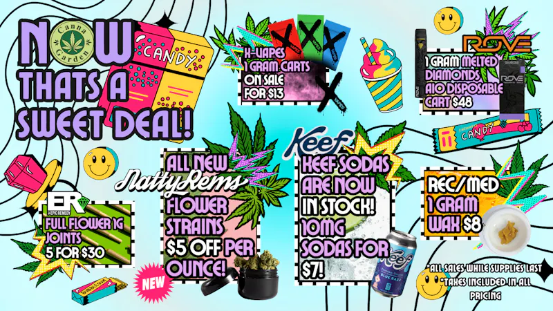 Canna Garden Thats a sweet DEAL! ALL pricing tax included!