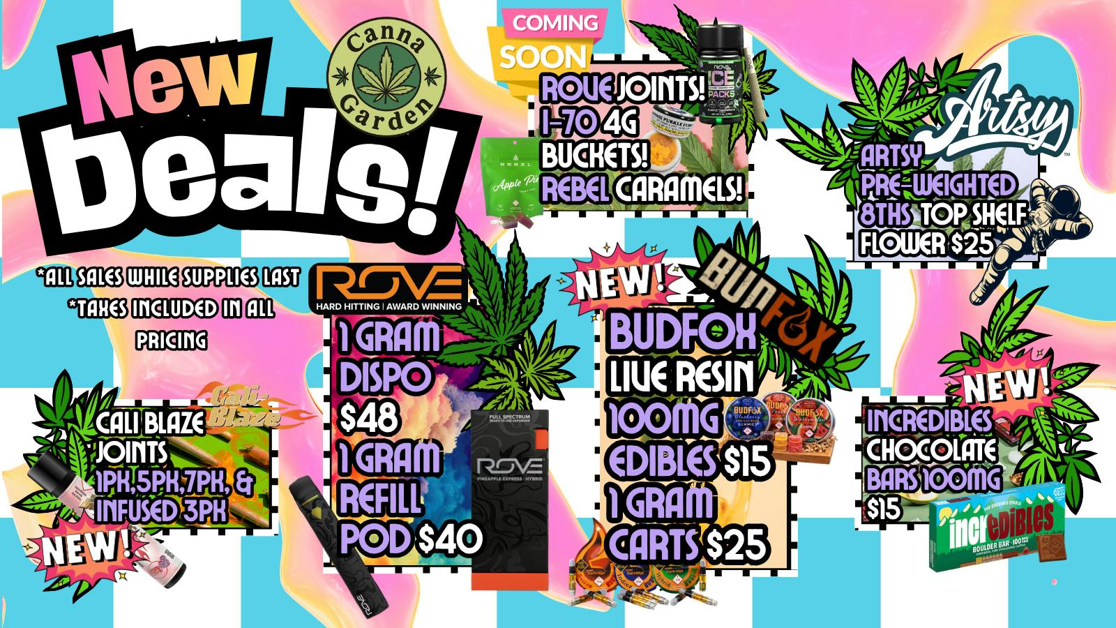 Canna Garden NEW DROP! HOT PRICES! Pricing OTD!