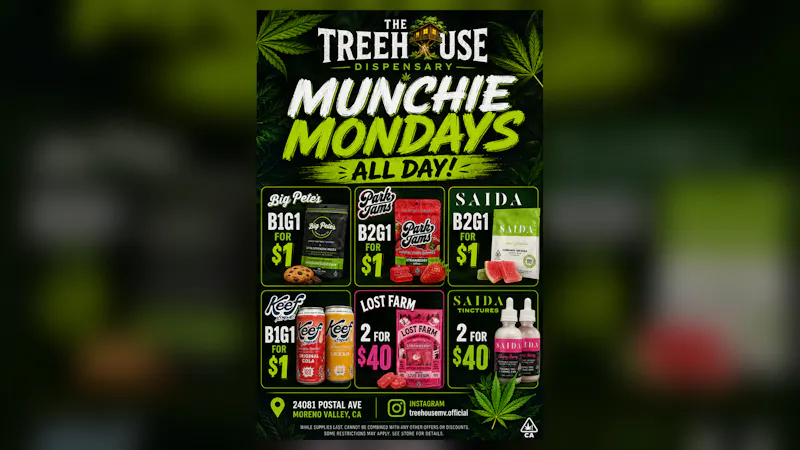 The Treehouse MUNCHIE MONDAYS @ THE TREEHOUSE!
