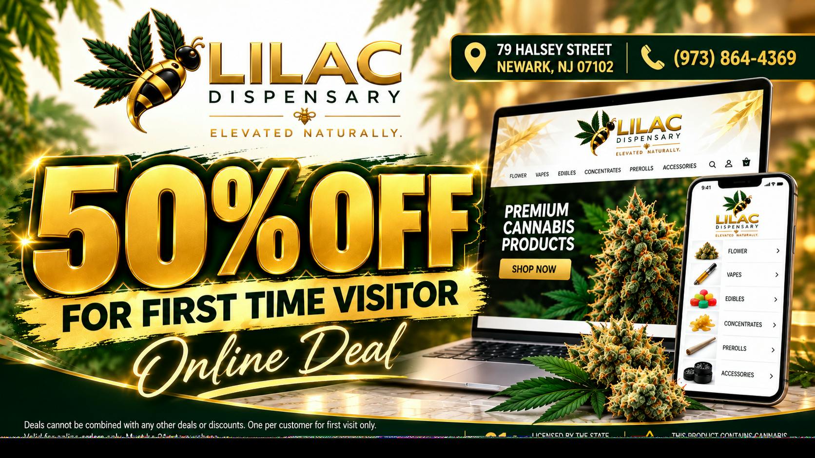 Lilac Dispensary 50% For First Time Buyers!