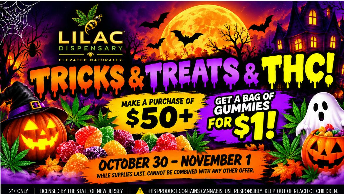 Lilac Dispensary Trick, Treat, and THC!