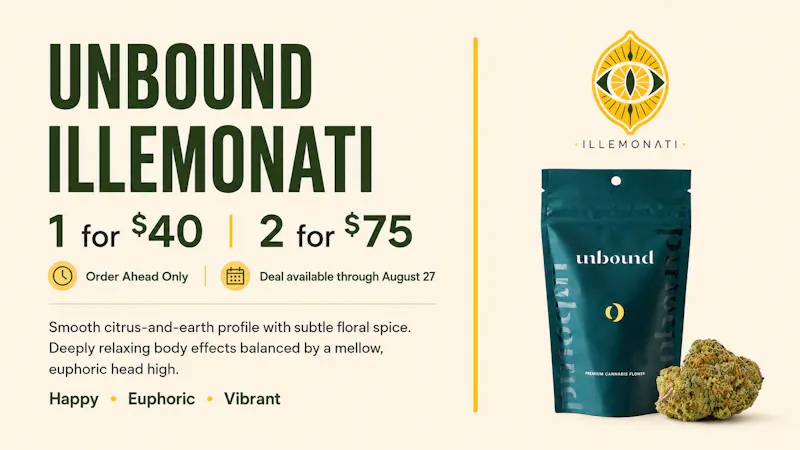 URBAN GREEN Dispensary illemonati Special 1 for $40 | 2 for $75