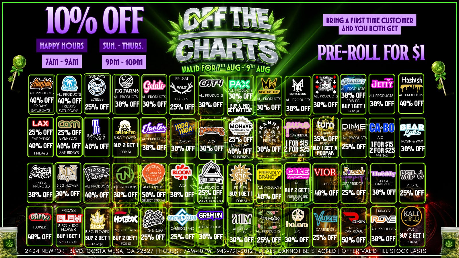 Off the Charts - Newport 🚨25% OFF YOUR FIRST 🚨