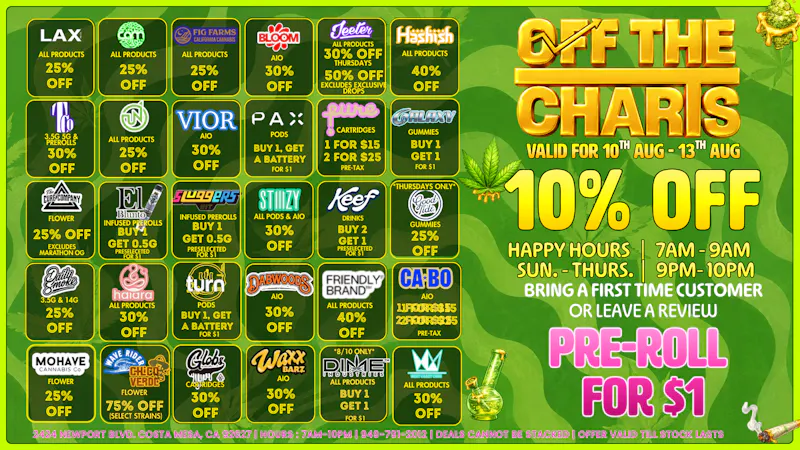 Off the Charts - Newport 🔥25 % OFF YOUR FIRST VISIT🔥