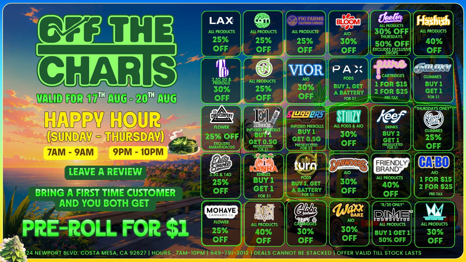 Off the Charts - Newport 25% OFF YOUR FIRST VISIT✨✨