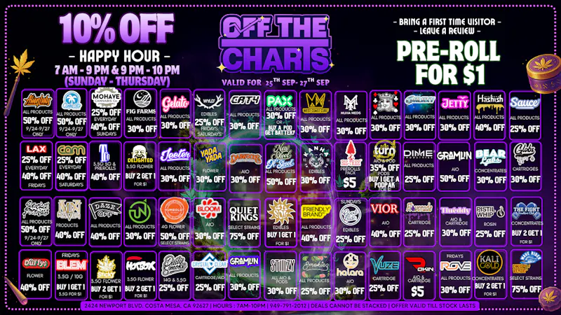 Off the Charts - Newport ✨✨25% OFF YOUR FIRST VISIT ✨✨