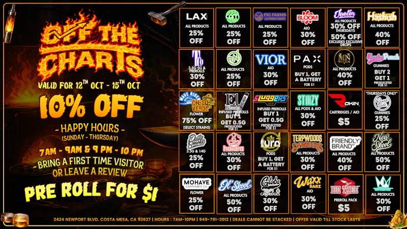 Off the Charts - Newport ✨✨25% OFF YOUR FIRST VISIT✨✨
